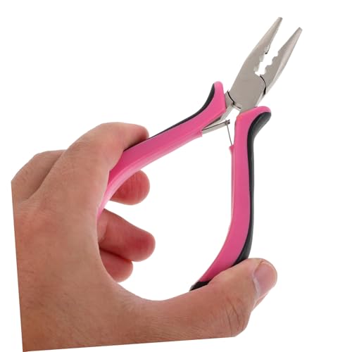 Alicates para Extensiones de Cabello Microlink Herramienta de Reparación de Cuentas 3 Piezas 4