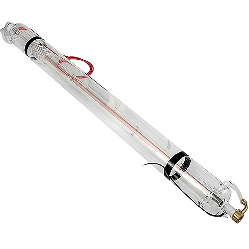 Furvveerr 100W Tubo Láser Profesional EFR CO2 Tubo Láser de Vidrio Largo Transparencia para Máquina de Corte Láser CO2,Máquina de Grabado Láser CO2,Marcado Láser y Corte Acrílico