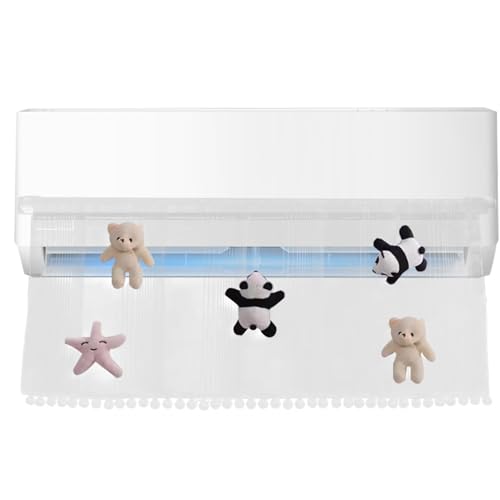 Deflector de aire acondicionado, deflector de ventilación de aire acondicionado | Deflector de ventilación adhesivo de techo,Cubierta silenciosa para decoración decorativa cálida