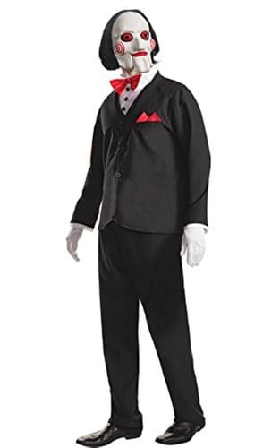 Rubies Saw: Billy The Puppet Costume for Adults Mens XL Multi