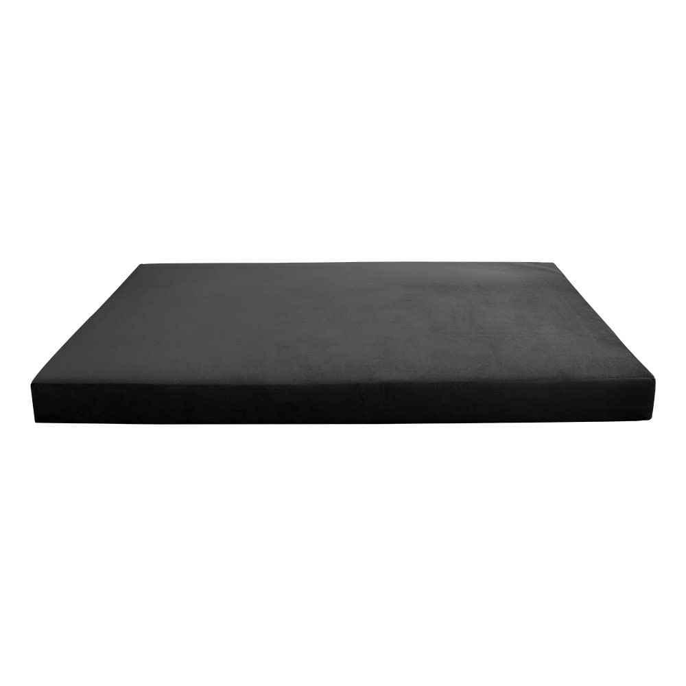 Cover ONLY Twin-XL Knife Edge Velvet Indoor Daybed Mattress 80
