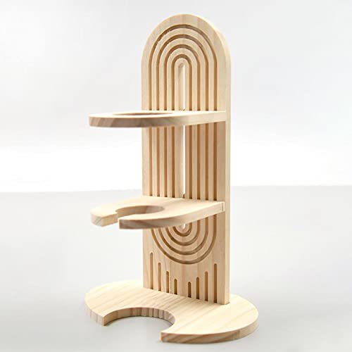 Soporte para animales pequeños con estante de altura ajustable y dispensador portátil estilo C 7