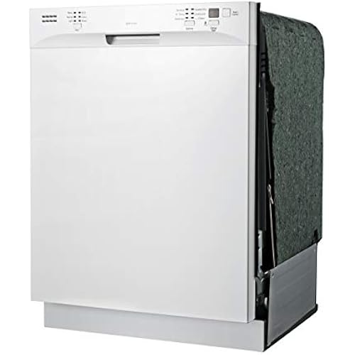 SPT SD-6501W 24″-wide Built-In Stainless Steel Tall Tub Dishwasher with ENERGY STAR, Heated Drying, 6 Wash Programs and 14 Plate Settings – White