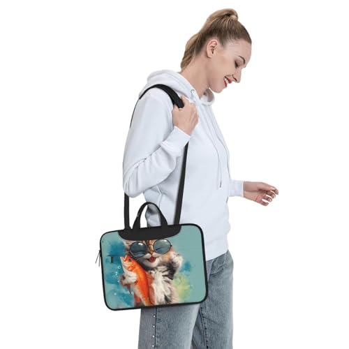 Maletín portátil impermeable para laptop 13 pulgadas miniatura 3