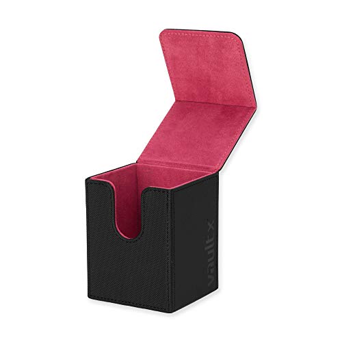 Vault X Premium Exo-Tec Trading Card Deck Box - Large Size For 80+ Sleeved Cards - Pvc Free Card Holder For Tcg (Electric Pink) #TOP3
