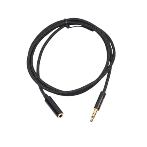 Cable extensión de auriculares 1m macho a hembra miniatura 7