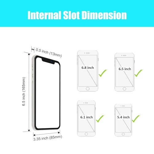 GLOTRENDS B18 18-Fach Handy-Aufbewahrungsbox, tragbares Design zum Tragen und Transportieren, IP65 wasserdicht, Handy-Organizer und Schutzbox