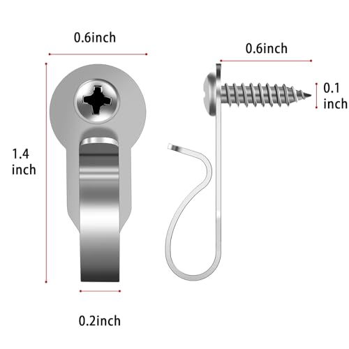 Higift String Light Hanger Hooks, Stainless Steel Screw In Hooks For Outdoor String Lights thumb #5