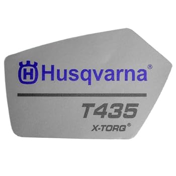 Autocollant Husqvarna 575868901 résistant pour remplacer un sticker usé