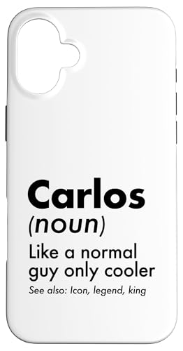Carlos Like A Normal Guy Only Cooler ���W�F���h�L���O �t�@�[�X�g�l�[�� �X�}�z�P�[�X iPhone 16 Plus �p