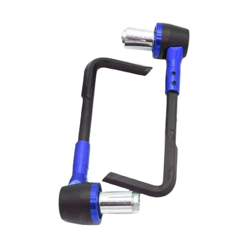 Protège-mains universels CNC bleus en aluminium haute densité