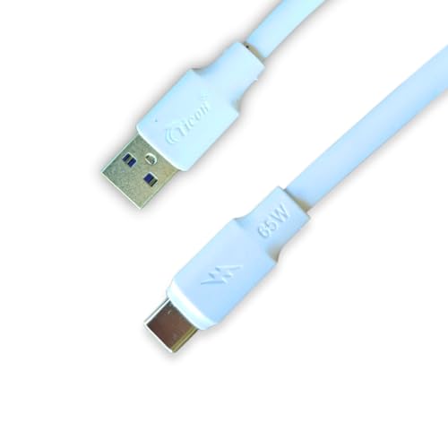 Image of Ticon-Fast Charging Cable Type-C Data Cable To USB A| Quick Charge 3.0 /65 Watt Cable|High-Speed Data Transfer 480 Mbps For Android & IOS
