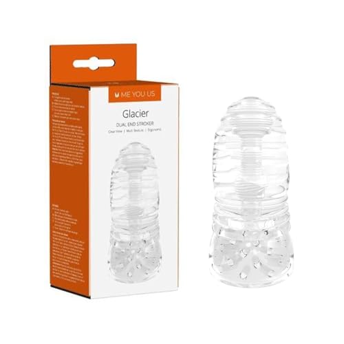 Linx Glacier Dual End Stroker Mâle Masturbateur Transparent Taille Unique