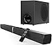 GarageRock Soundbar with Subwoofer for TV, 120W 2-in-1 Soundbar Home Theater System with Wired Subwoofer, 1 Set of Sound System with Deep Bass&Volume Boost&3 EQ Mode, Bluetooth 5.3/ARC/OPT/AUX
