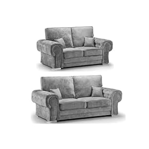 Verona Full Back 3&2 Seater Sofa Set Chenille Fabric