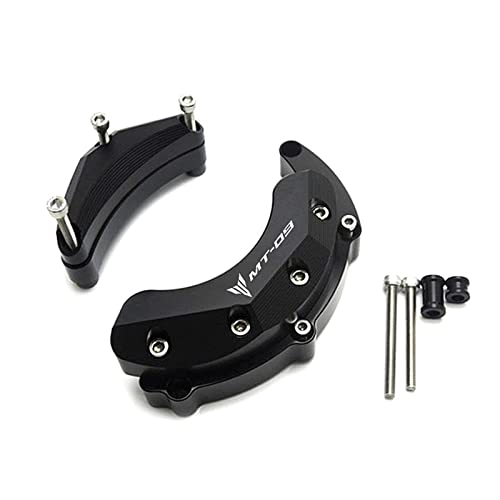 Curseur de protection moteur de précision pour Yamaha MT-09 finition anodisée noire