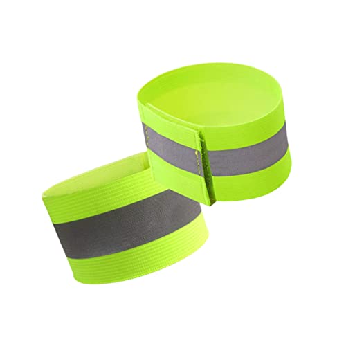 BESPORTBLE Security Reflective Bracelets 2 Pack Reflective Tape for Night Running for Hiking