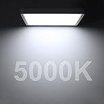 LED Flush Mount Ceiling Light Fixture, 5000K Daylight White, 12inch 24W, 3200LM, Slim Flat Panel Lighting Fixture, Square Modern Ceiling Lamp for Bedroom, Kitchen, Living Room, Closet, Stairwell - Image 4
