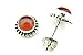 Produktbild Karneol Ohrstecker 925 Silber Sterlingsilber Ohrringe orange rot (MOS 25-16)