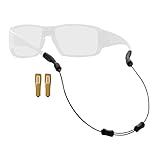 Chums Tideline Adjustable Glasses Strap & Safety Eyewear Retainer - Stainless Steel Sunglasses Holder Strap