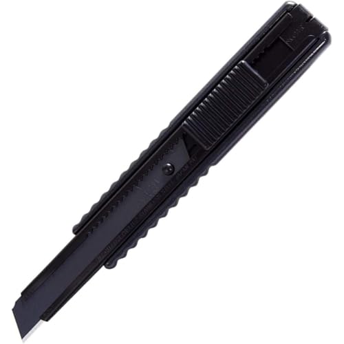 NT Cutter Premium Evolution PMG Series Aluminum Die-Cast Grip Auto-Lock Utility Knife, 58-Degree Extra Sharp Black Blade (PMGH-EVO2), 12.3mm Medium-Duty