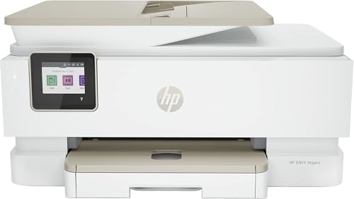 HP Envy Inspire 7958e Wireless All-in-One Color Inkjet Printer, Print, scan, Copy, Duplex Printing Best-for-Home (327A7A) (Renewed Premium)