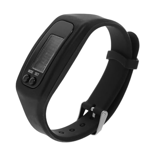 HOMSFOU Wearable Pedometer Watch Multi-Function Step Counter Silicone Wristband for Fitness Tracking Skin-Friendly Design for All Users