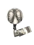 Xray Badge Reel, Chest X-Ray, Retractable ID Badge Holder
