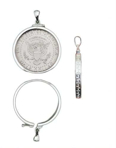 Bisel para moneda de plata esterlina 50 centavos con tapa de rosca miniatura 6