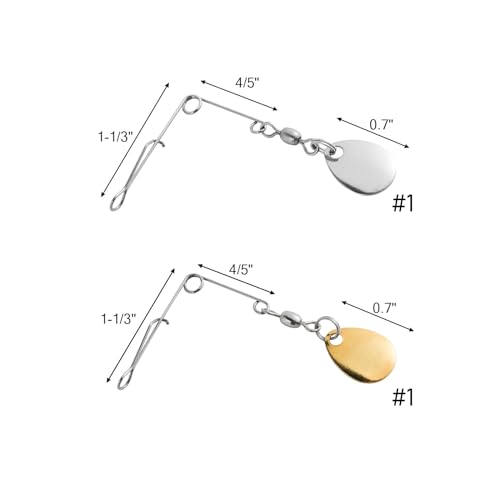 Dr.Fish DFHMA1B_Q20 20 Pack Fishing Spinnerbait Wire thumb #1