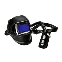 Speedglas FA III SAR V-100 and Speedglas Welding Helmet 9100 FX- Air, 26-5702-30iSW, ADF 9100XXi 1 EA/CS, Black, Medium