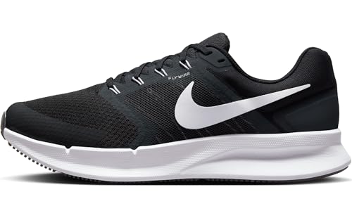 Nike Men's Swift 3 Road Running Shoes Sneaker, Black/White-Dark Smoke Grey, 13