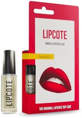 Lipcote Lipstick Sealer | Smudge-Proof, Waterproof & Transfer-Proof Lip Top Coat | Long-Lasting 8-12 Hrs | Works on Any Lipstick | Original UK Formula | 6.5ml