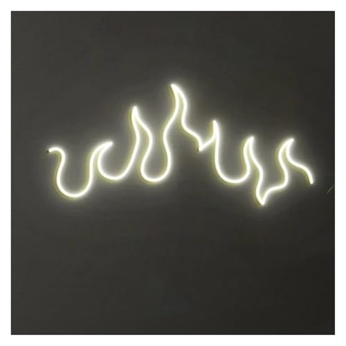 Décoration murale en forme de flamme au néon, le cadeau lumineux idéal pour un intérieur stylé