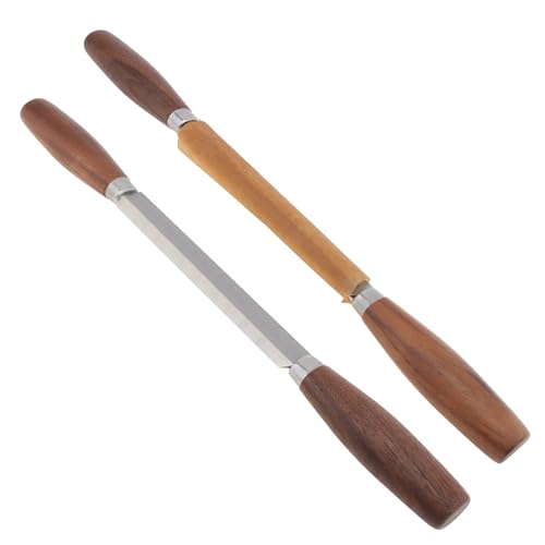 Omninmo Ziehmesser Holz Höhlenwerkzeug Holzbearbeitung Strainght Form Messer Hölzer Entrindungswerkzeug Trimmmesser Holzmeißel Ziehmesser