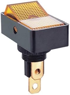 CYGUSA Illuminated Automotive Rocker Switch - Amber
