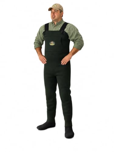 Caddis Men's Green Neoprene Stocking Foot Wader...