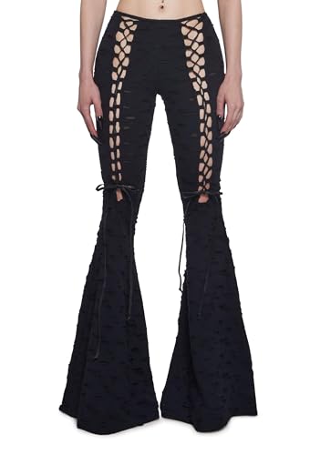 Amazon.com: Dolls Kill Beyond The Woods Flare Pants by Widow