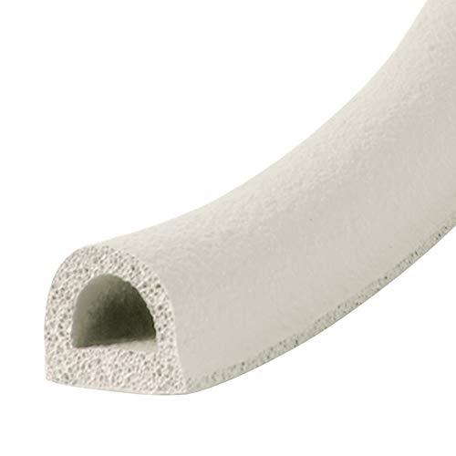 image for Frost King V25WA D-Section Rubber Self-Stick Weatherseal Tape, 5/16