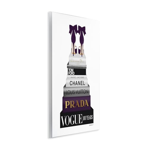 Image of Fashion Designer Shoes, 10 x 15 Inch Mounted Print on Wall Plaque | Stupell Industries . By Amanda Greenwood . High quality inks . Ready to hang . Made in USA