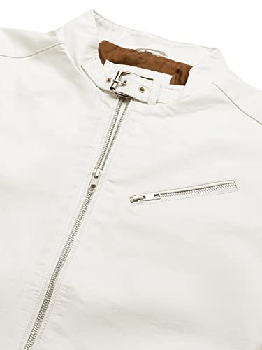 Image of Leather Retail Men Solid Jacket
