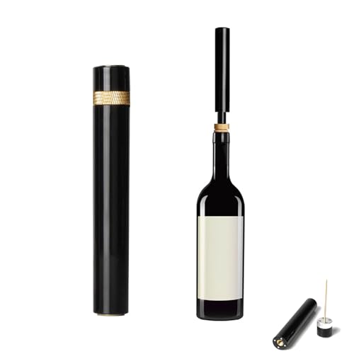 FUYTERY Wine Bottle Opener -Air Pump Wine Opener Portable Wine Cork Remover for Wine and Corks, Quick Bottle Opening Tool for Elegant Drinking, Corkscrew for Home, Restaurant, Party, Wine Lovers