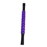 minkissy Rodillo de Masaje Muscular Ergonómico para Yoga y Fitness Palos Duraderos para Relajación Profunda Herramienta Corporal para Gimnasio y Uso Casa Color Púrpura
