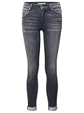 Mavi Damen Lexy Jeans, Smoke Brushed Glam, 28/27