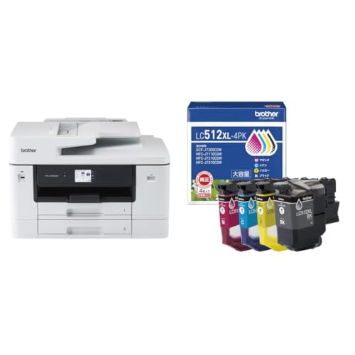 �yAmazon.co.jp����z�u���U�[ �v�����^�[ A3�C���N�W�F�b�g�����@ DCP-J7210CDW�{LC512XL-4PK �Z�b�g���� �R�s�[ �v�����g �X�L���� �������ʈ�� Wi-Fi �r�W�l�X