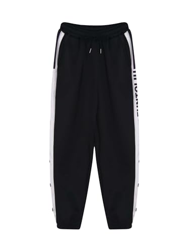 YEAHDOR Kids Boys Warm Fleece Lined Jogger Sweatpants with Pockets Casual School Trousers for Sports Games3