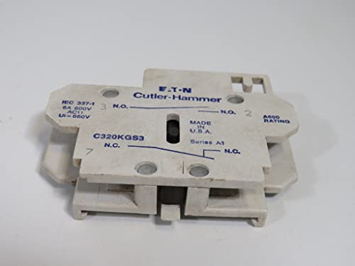 Cutler-Hammer Freedom Auxiliary Contact, 600 VAC, 10 A, 2