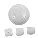 Happyyami DIY Soccer Ball for Boys Pure White Signature Football for Training and Matches for Sports Enthusiasts Fun Sports Activity for All Ages
