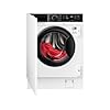AEG LFN8E8436C Lavadora de Carga Frontal Integrable 8 Kg, 1400rpm, Motor Invert, Programa Rápido, Función Vapor, Conectividad Wifi, Display XL, Dark Silver, Clase A, Fabricado en UE