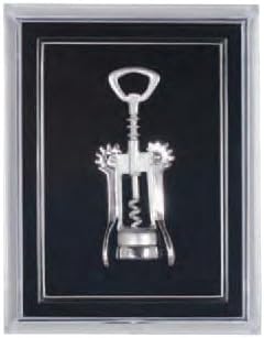 Wing Corkscrew lapel pin